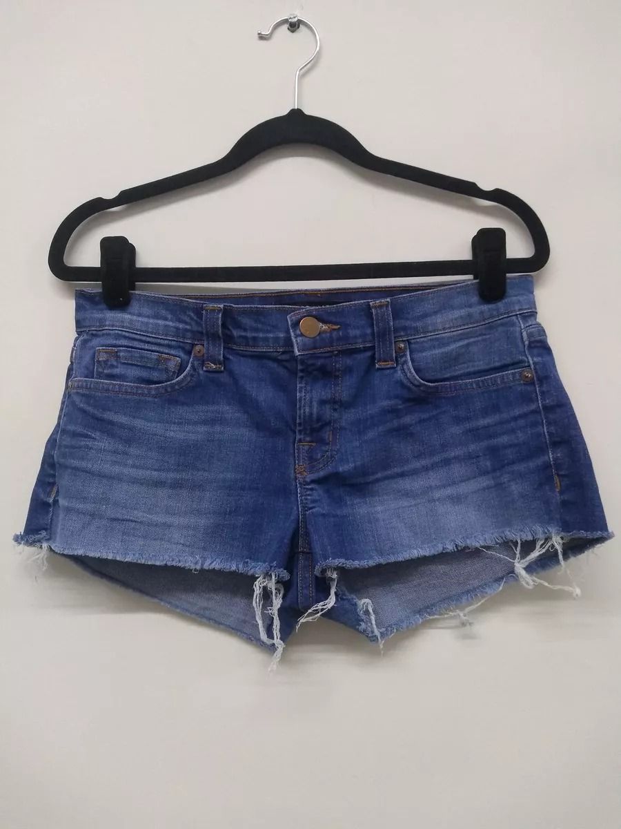 Short Jeans Azul - J Brand - 36  Shorts Feminino J Brand Usado