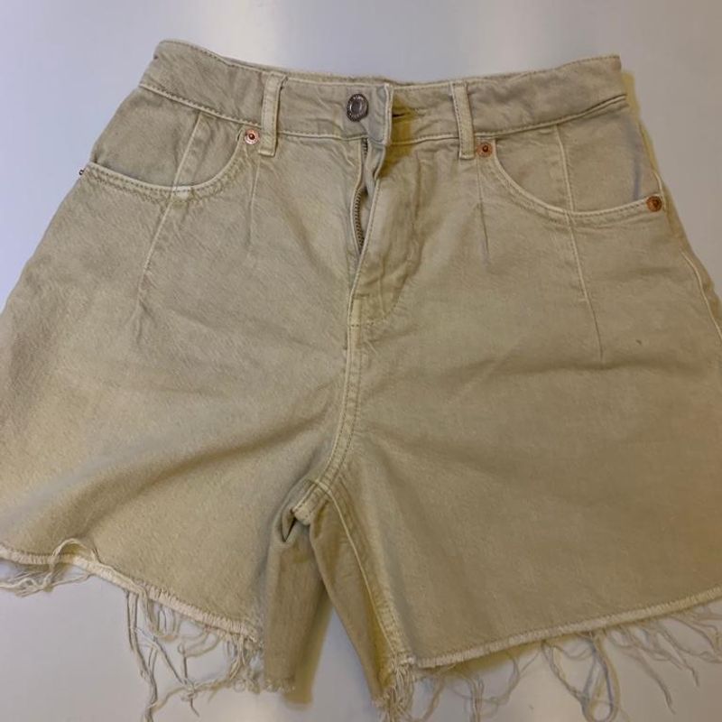 Garimpário Brechó Online - Shorts Jeans Cintura Alta Zara