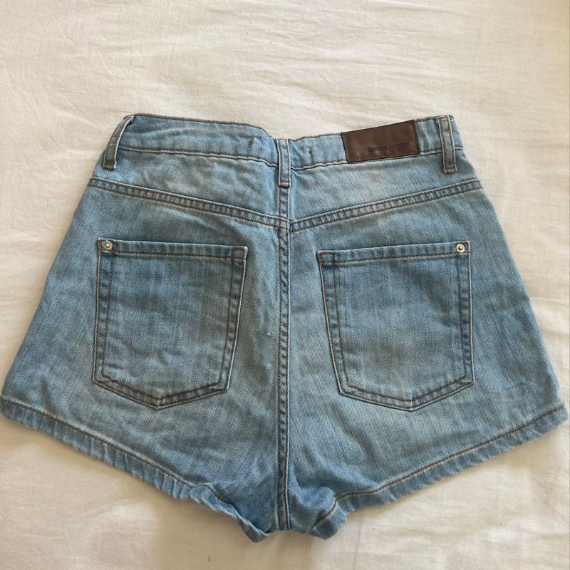 Short Jeans Bluesteel Estampa de Abacaxi Tipo Farm, Shorts Feminino Blue  Steel Nunca Usado 96698020