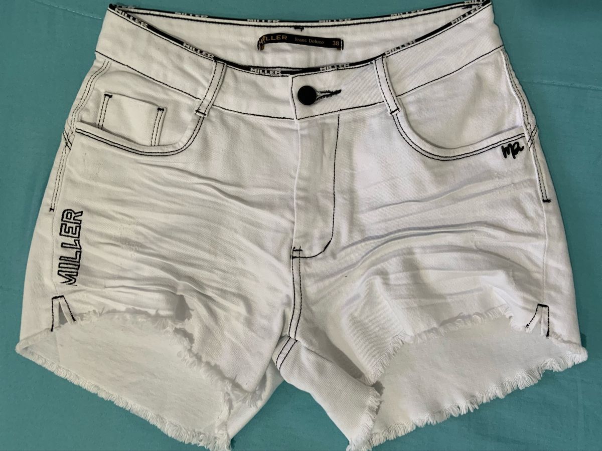 Short branco hot sale miller