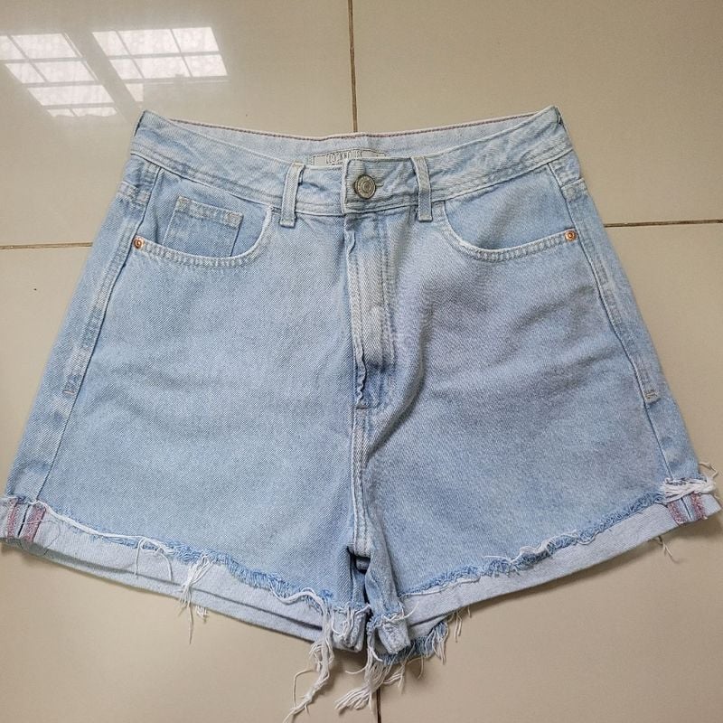 C&a Short Jeans Vintage Cintura Alta C&a Pantalones Cortos