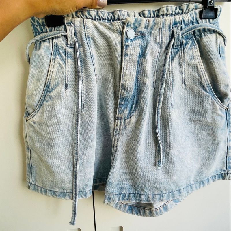 Shorts jeans cintura alta hot sale renner