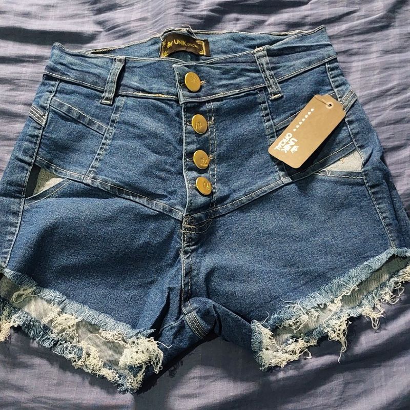 Short jeans barato hot sale feminino