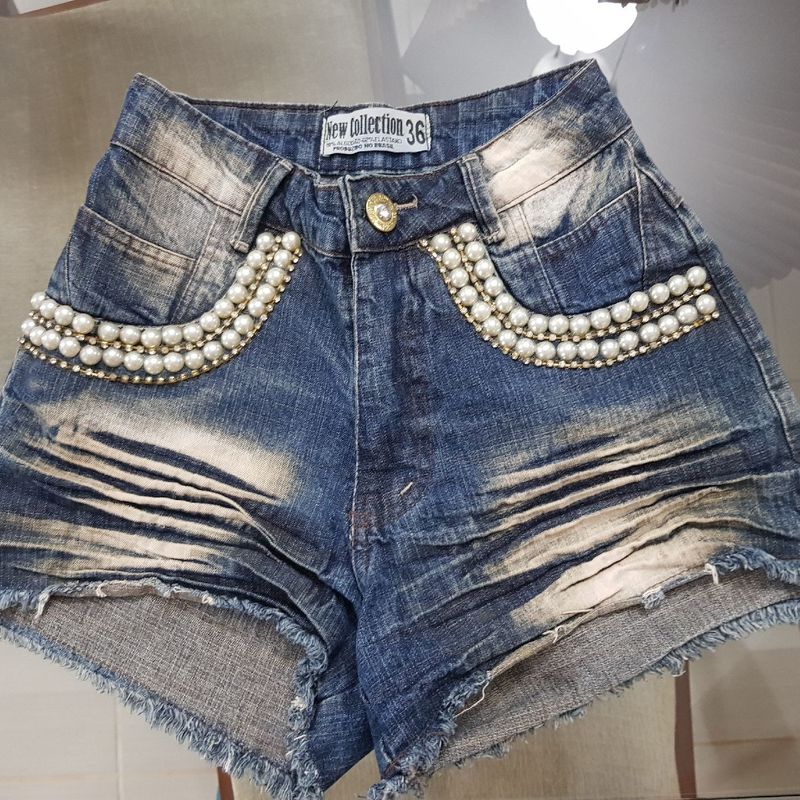 Short com clearance cintura desfiada