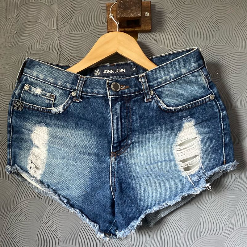 Short jeans cintura alta hot sale 2018