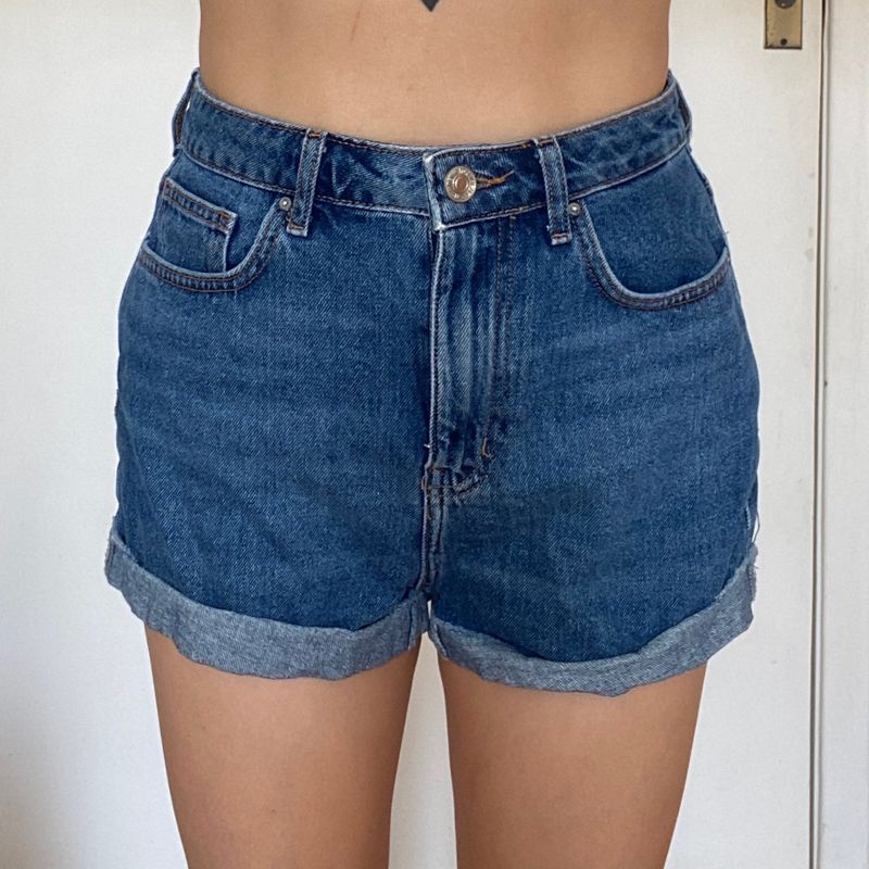 Short Jeans Cintura Alta Forever 21 Forever 21 Usado 86281059 enjoei