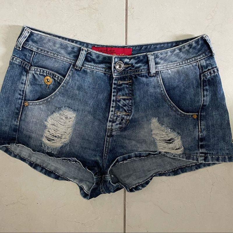 Shorts jeans hot sale cintura baixa