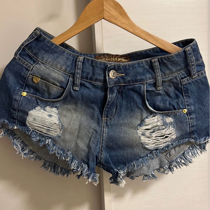 Short jeans feminino cheap coca cola