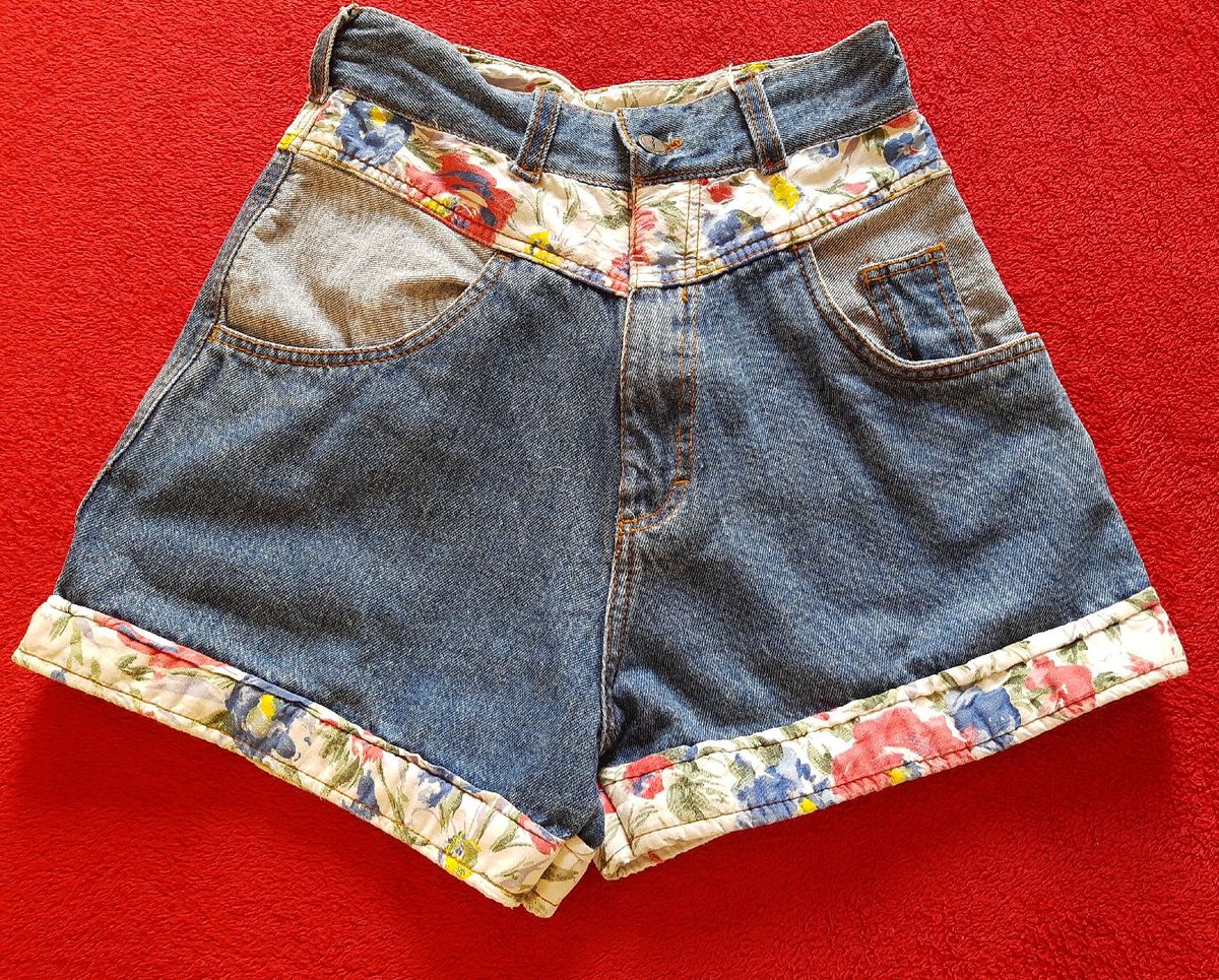 Customizar shorts jeans com 2024 tecido