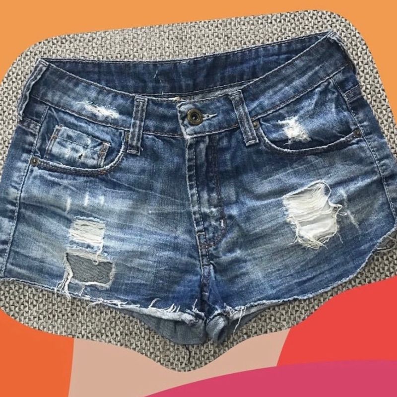 Short jeans best sale com detalhes