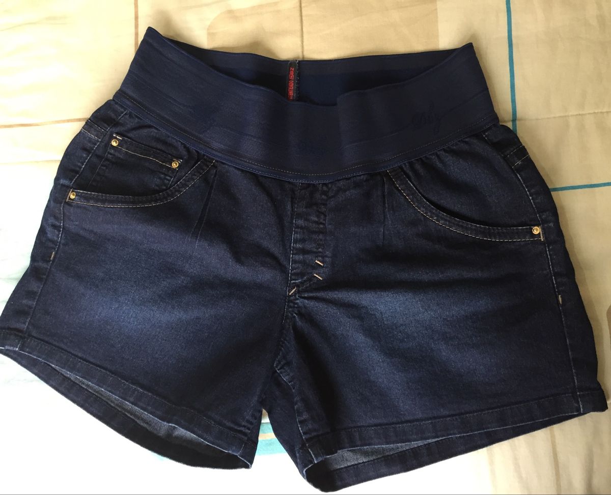 short jeans de elástico