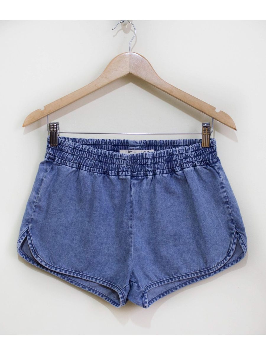 short jeans de elástico