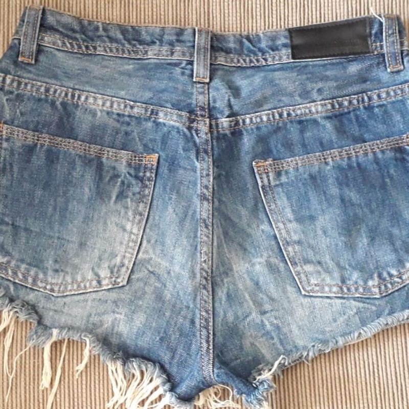 Shorts Jeans Feminino - Renner Blue Steel - Tam 34