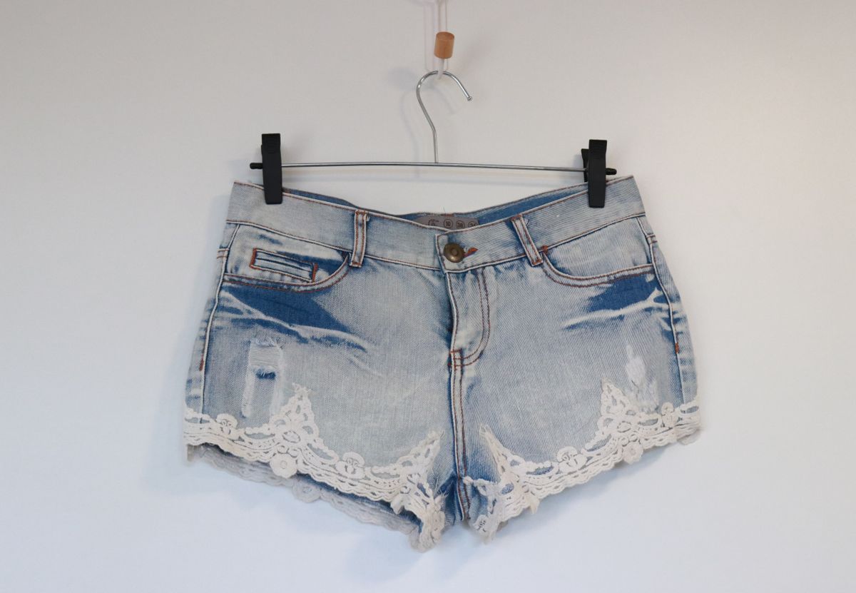 barra de shorts jeans