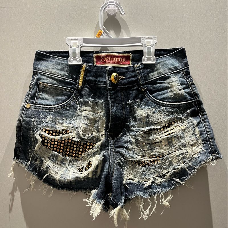 Short jeans best sale tamanho 34