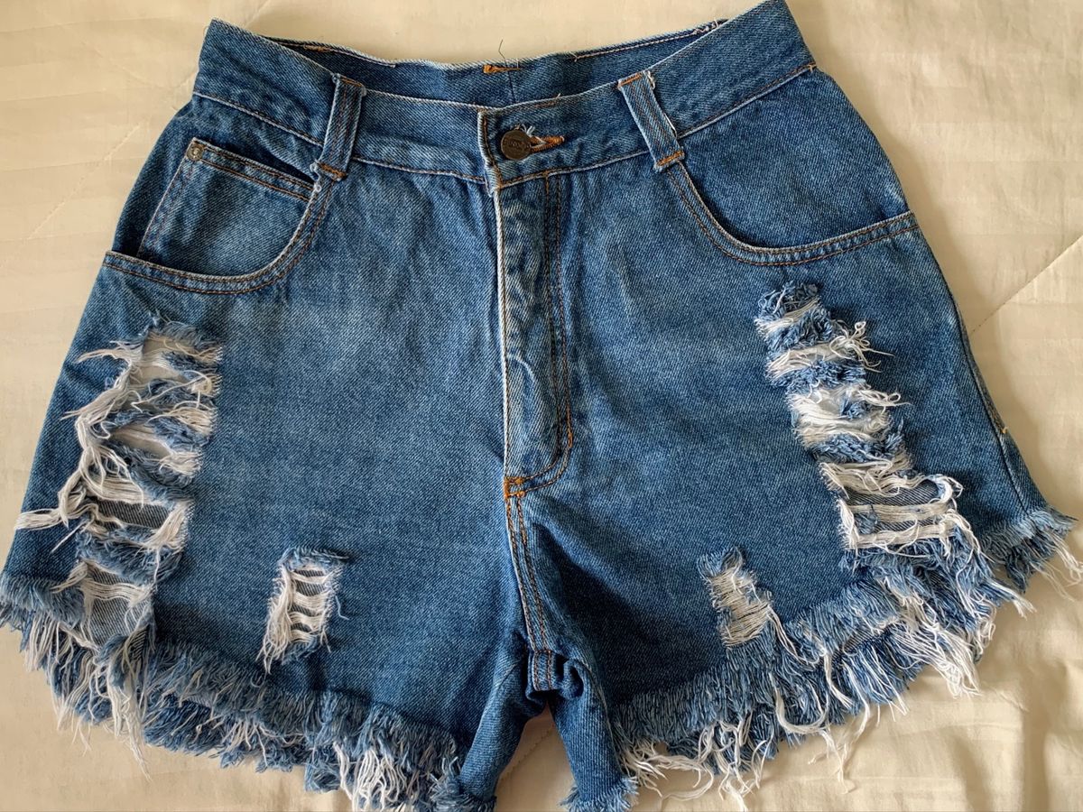 shorts jeans detonado