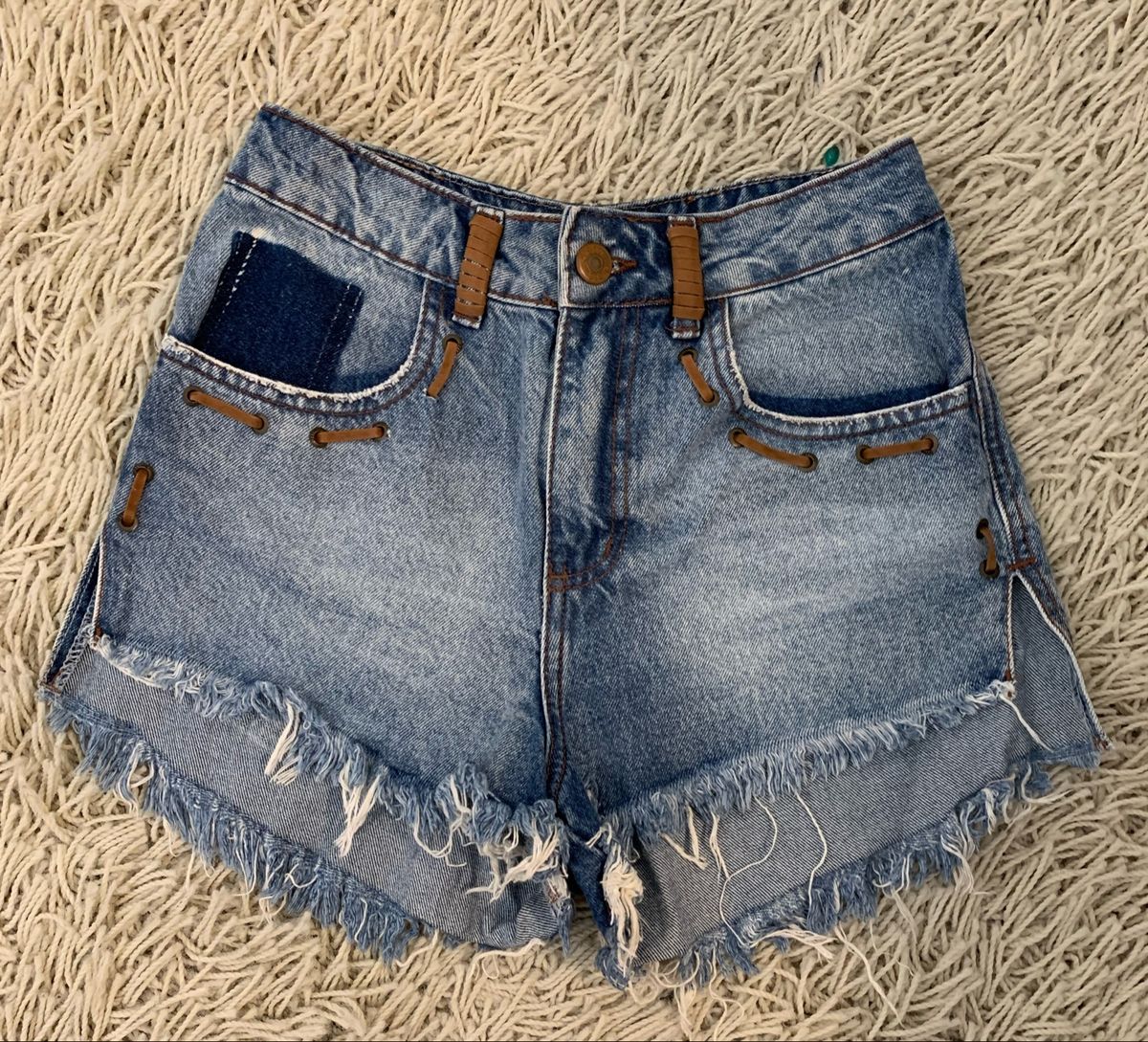 jeans with short frock