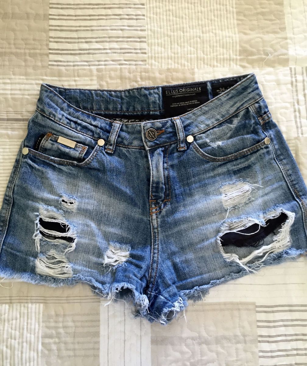 short jeans ellus feminino