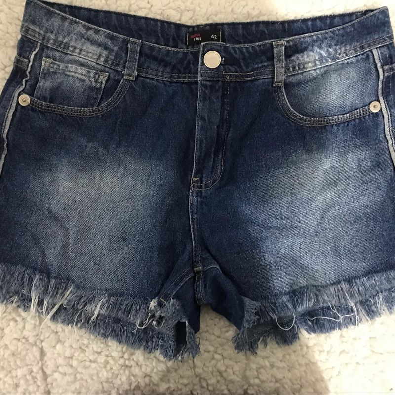 Jeans Feminina Marisa Short Jeans Shorts Jeans Marisa Feminino Azul