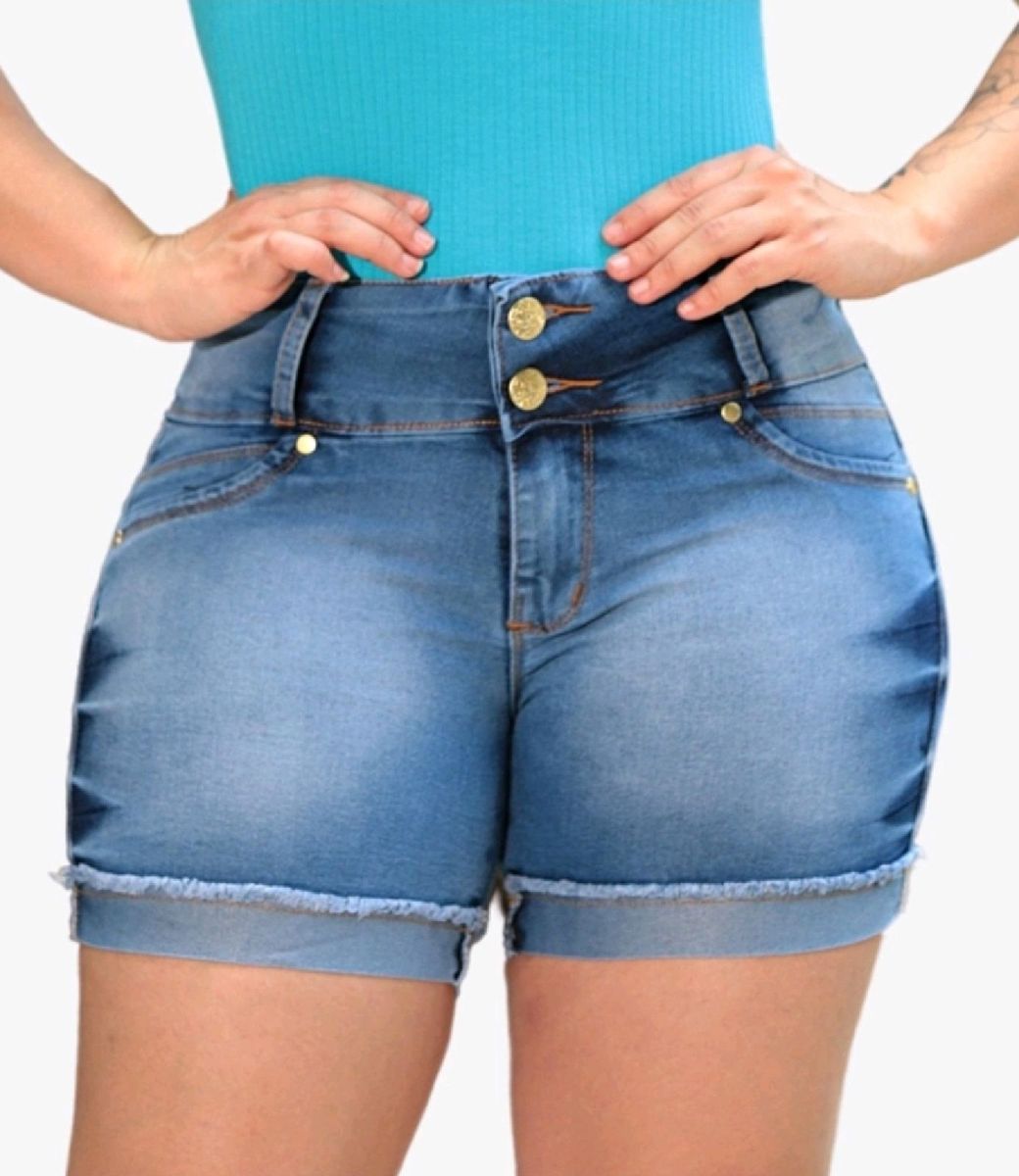 Short jeans feminino store 46