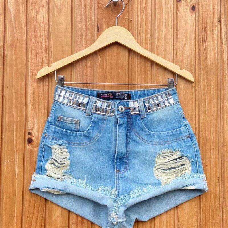Short Jeans Feminino Moda Lançamento