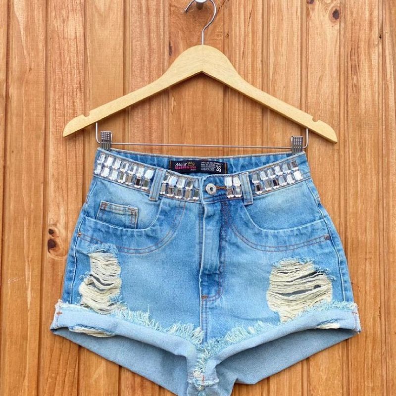 Short Jeans Feminino Moda Lançamento, Shorts Feminino Nunca Usado 79975634