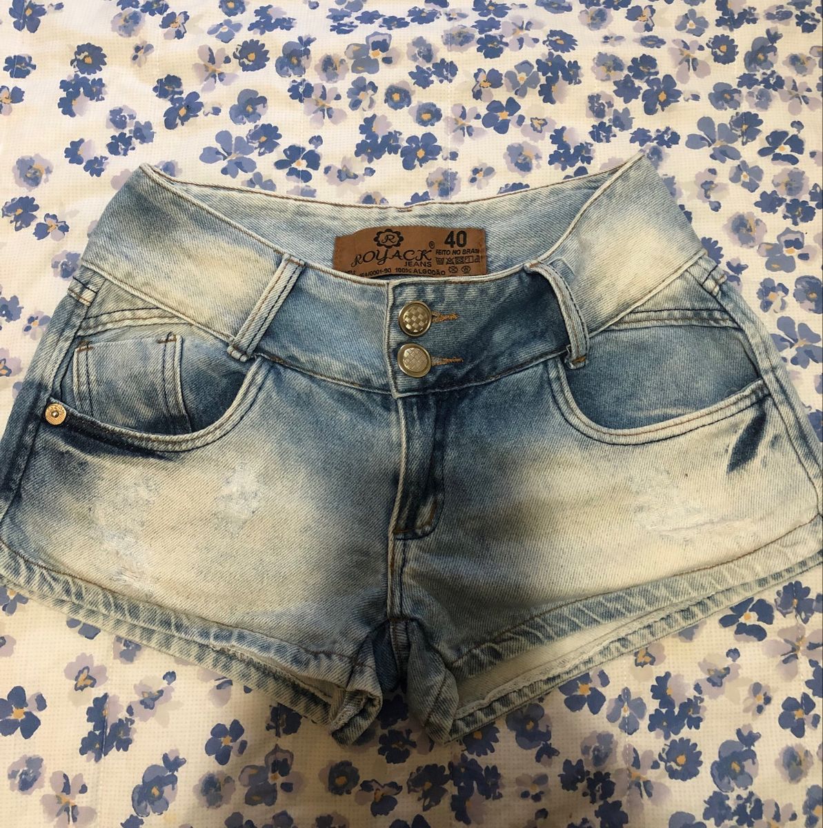 Shorts jeans feminino no hot sale brás