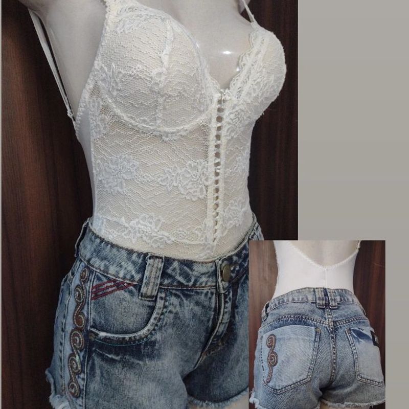 Shorts Seven Jeans 25, Shorts Feminino Seven Usado 95221070