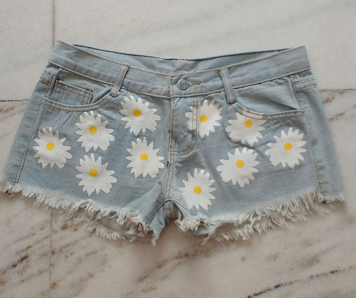 short jeans girassol