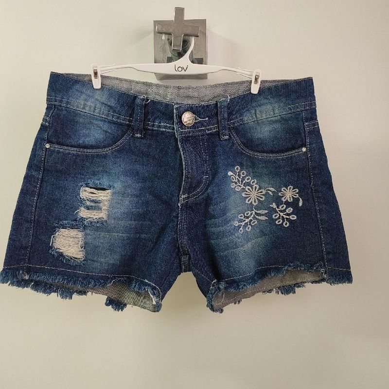 Short jeans tamanho store 12