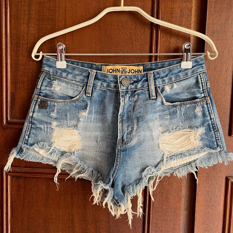 Short jeans feminino john hot sale john