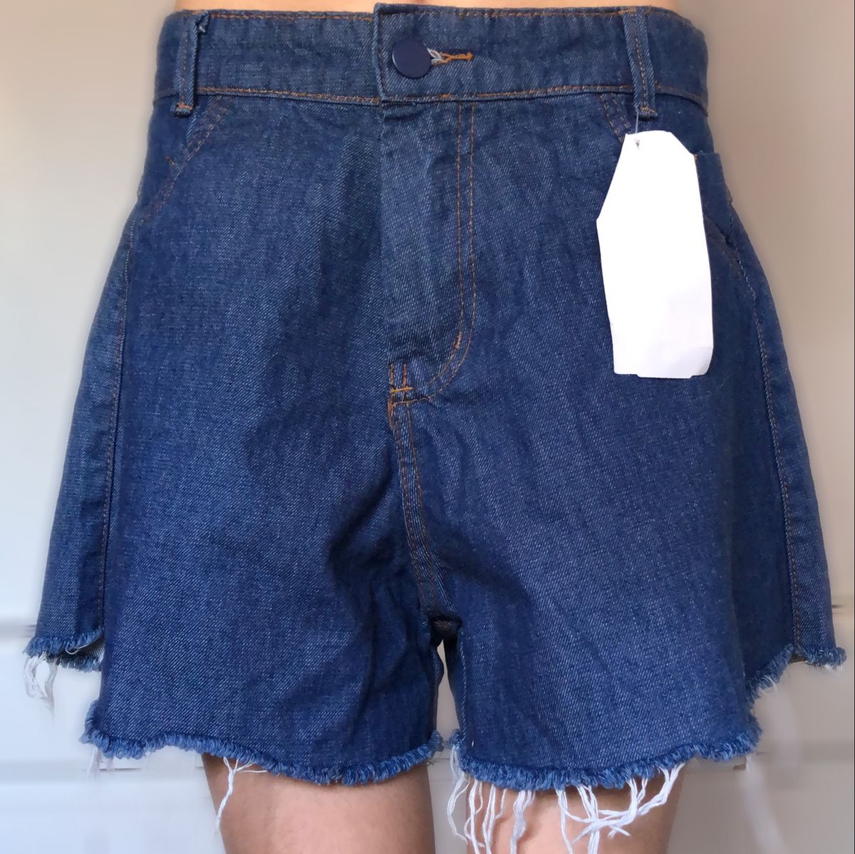 Short Jeans Larguinho Azul | Shorts Feminino Bultrjeans Nunca Usado  83811400 | enjoei