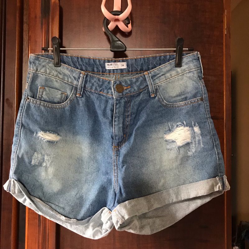 Short larguinho hot sale jeans