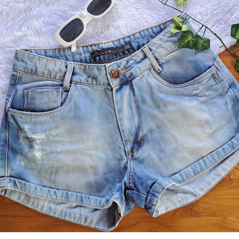 Short jeans 2024 feminino miller