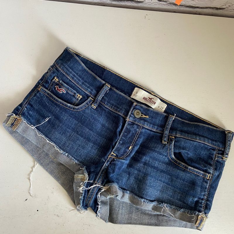 Shorts jeans da hollister feminino sales