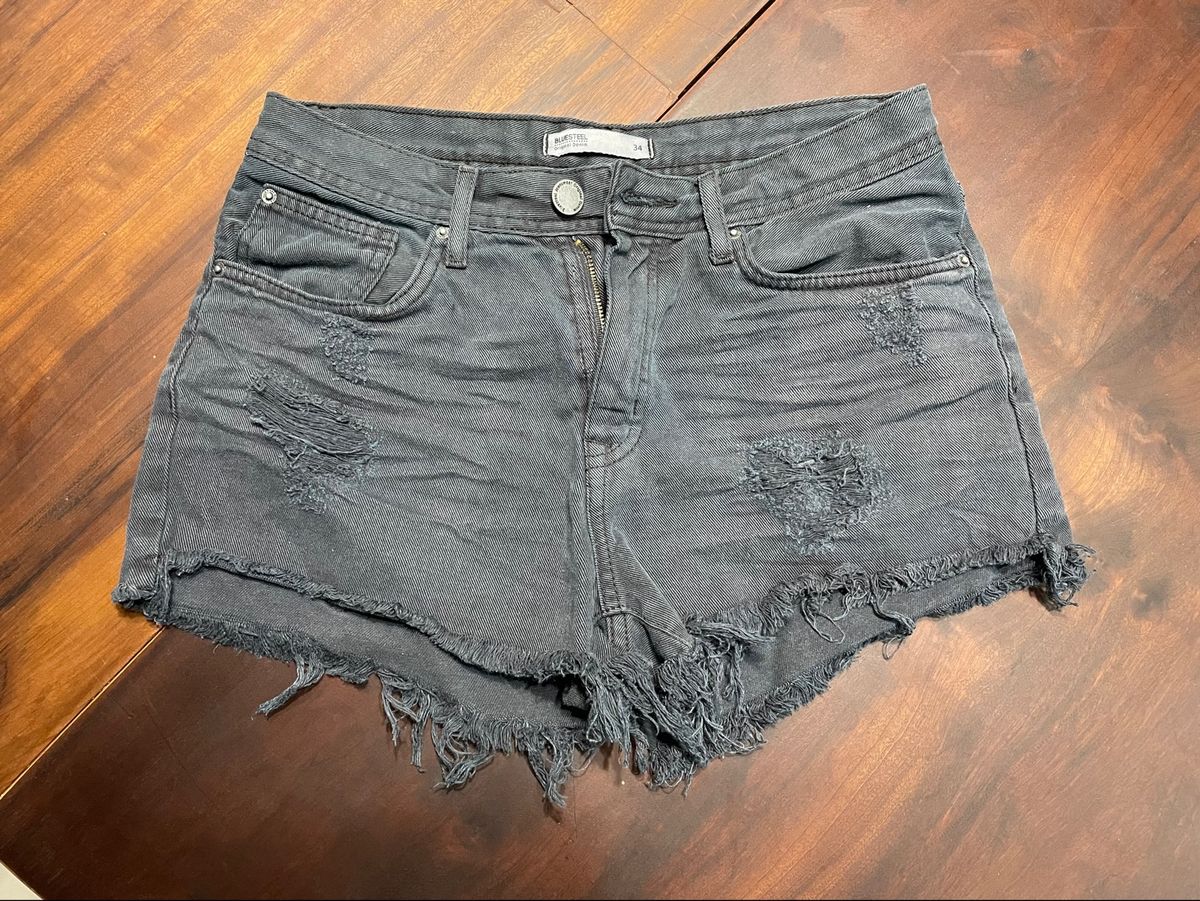 Short jeans deals preto renner