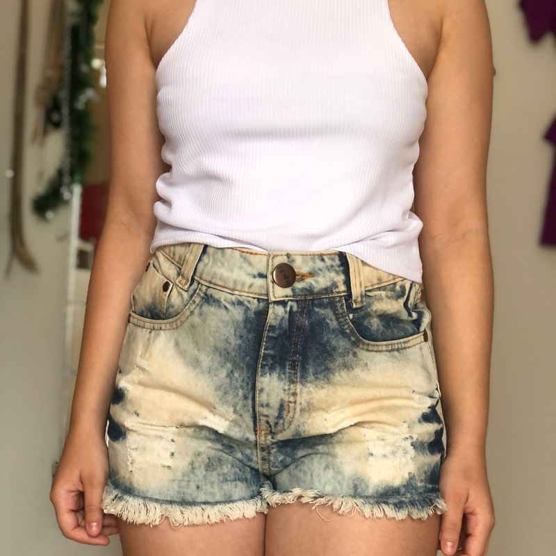 Short Jeans Tam.36 Única Peça.Peça Nova da Loja