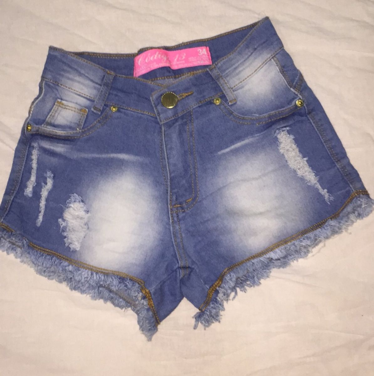 short tamanho 34