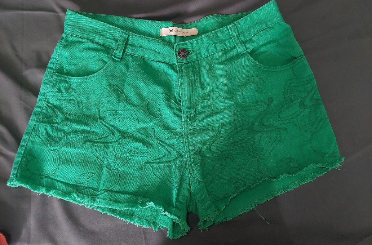 Short Hering Floral Verde - Compre Agora