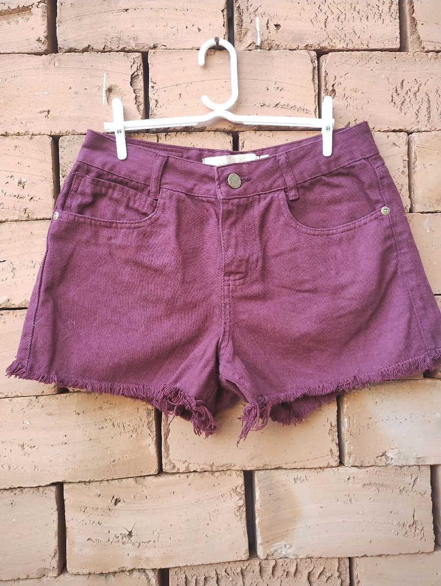 Short store jeans vinho