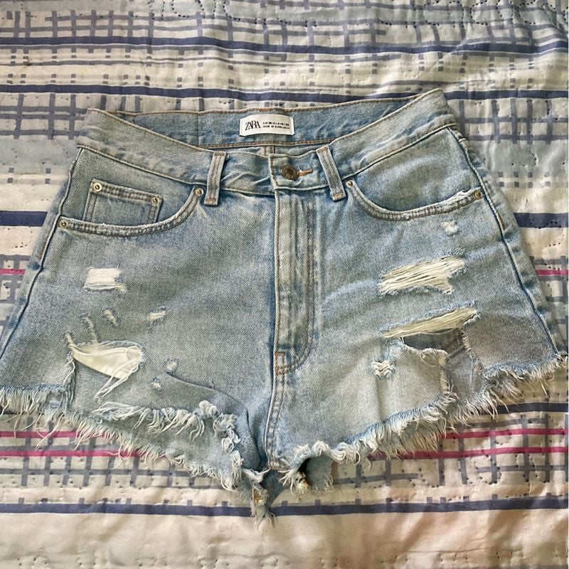 Shorts jeans deals zara