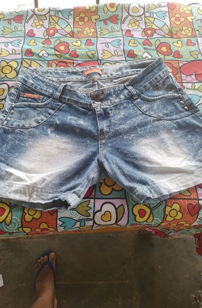 Short Jeans, Shorts Feminino Cbk Jeans Usado 94676721