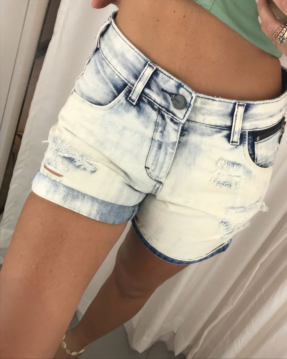 Short Meia Coxa, Shorts Feminino From Usado 36659643