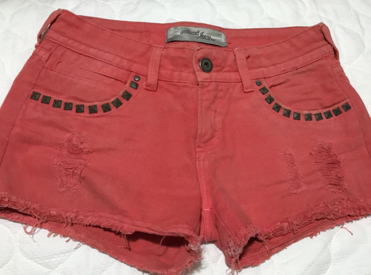 Short Melancia Shorts Feminino Colcci Usado 23560726 Enjoei