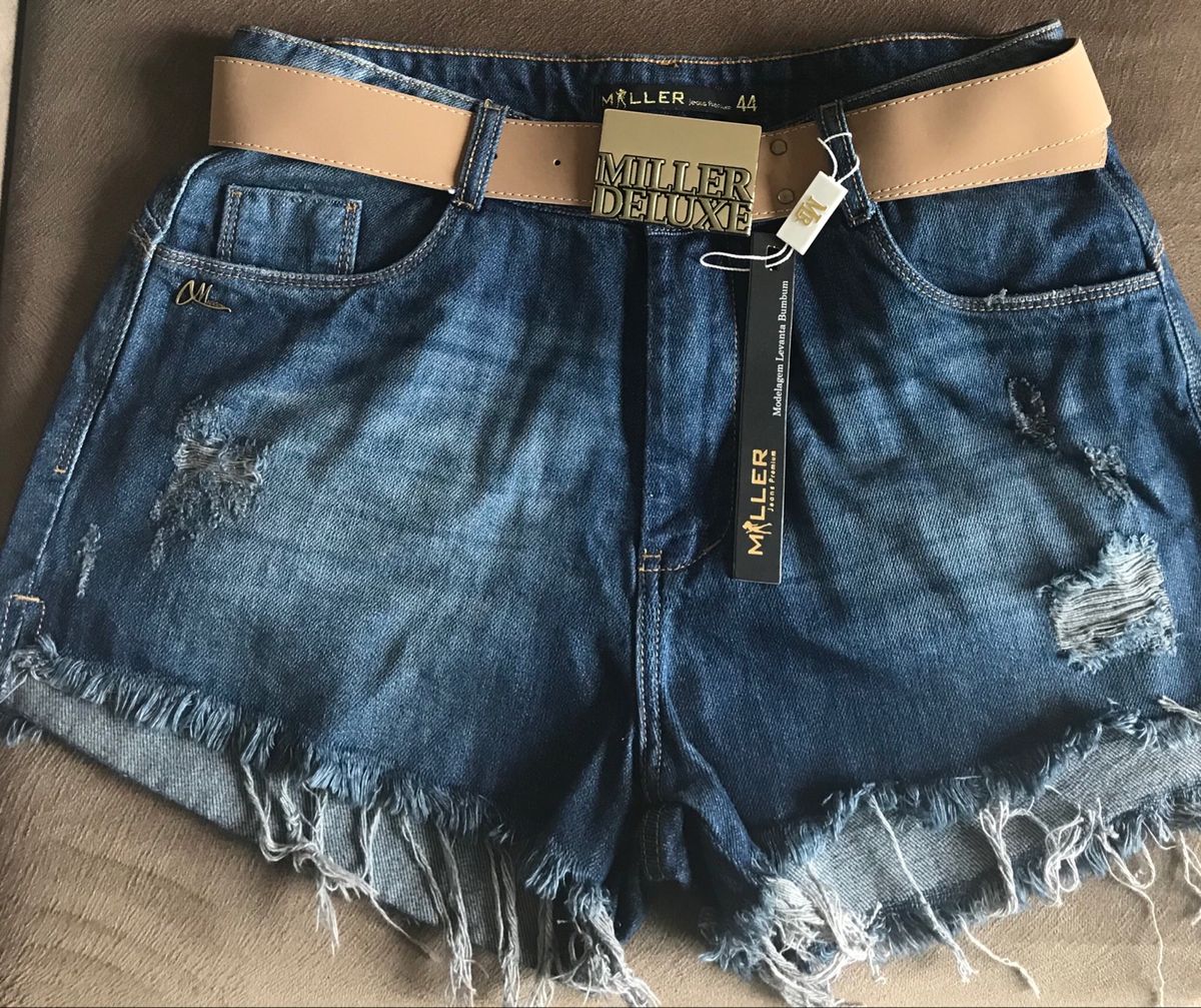 short jeans feminino miller