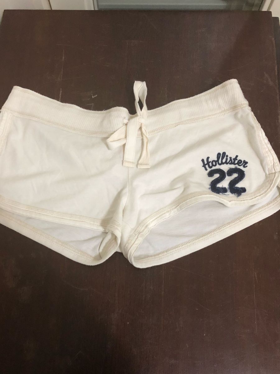 short moletom hollister feminino