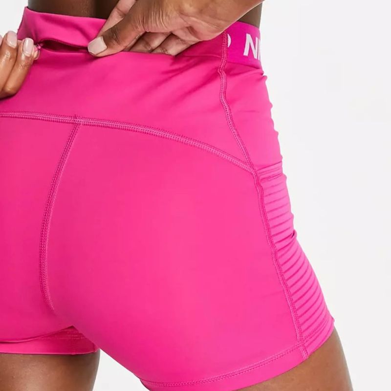 Pink nike best sale pro shorts