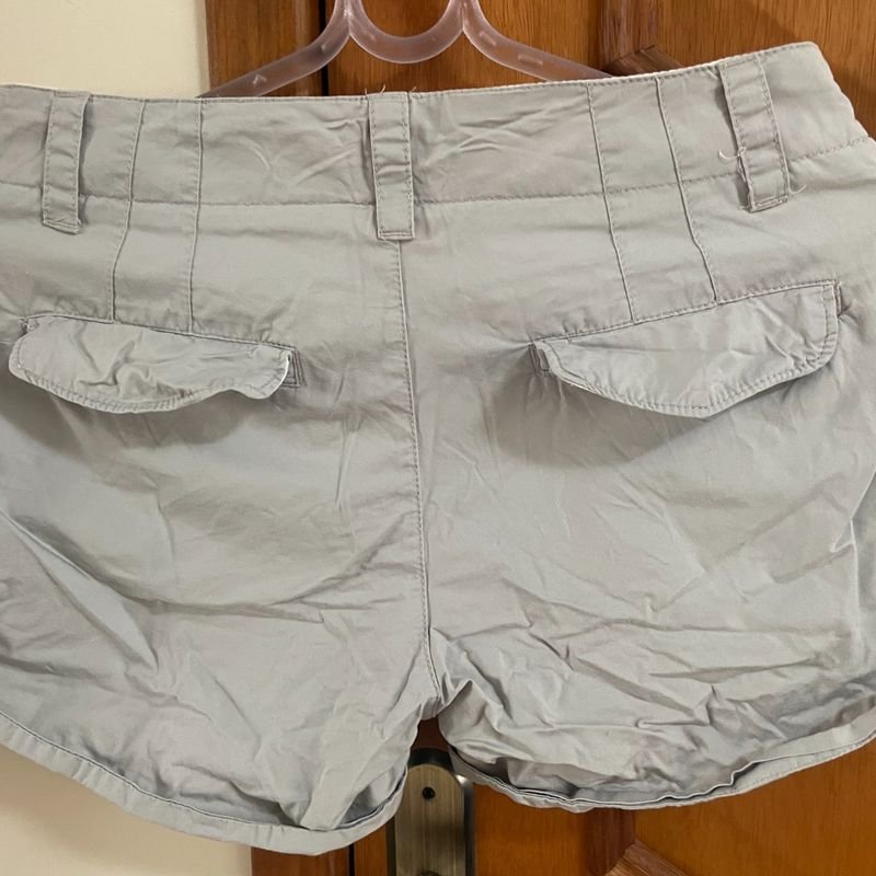 Bermudas NIKE Mulher (Algodão - Cinzento - M)