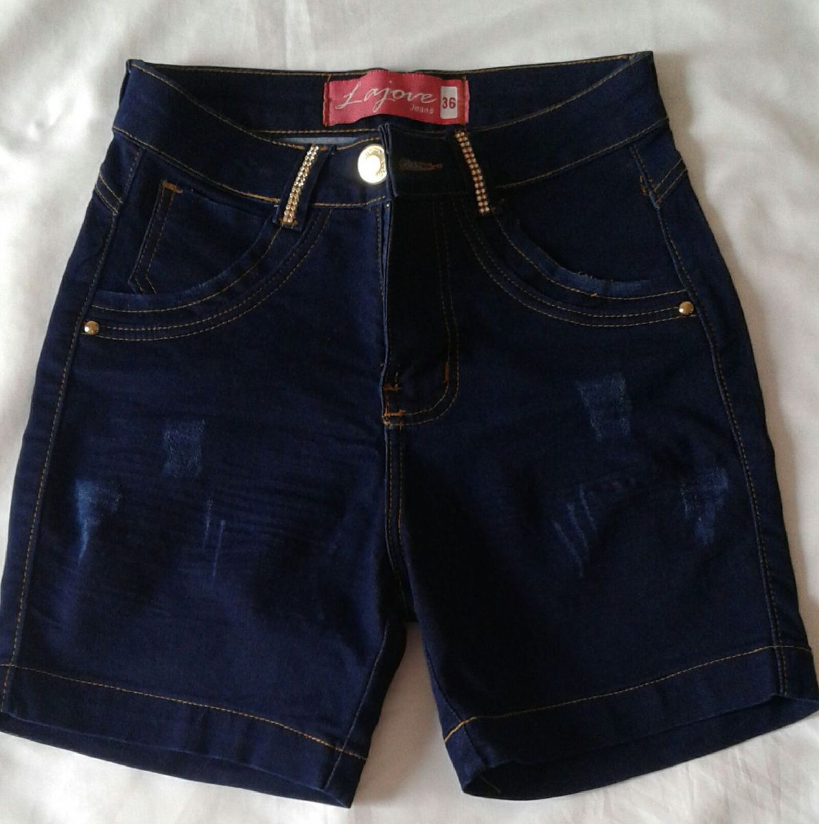 Short 2024 jeans pedal