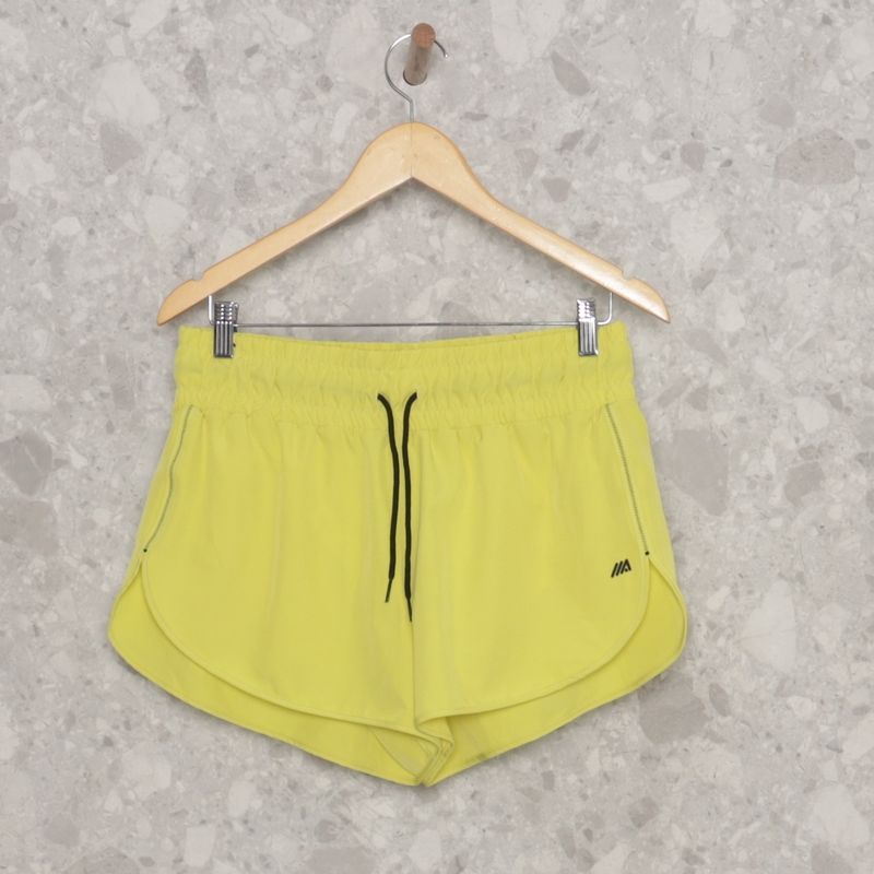 Short Runner Amarelo Esverdeado Cea Shorts Feminino C E A Usado 94097161  enjoei